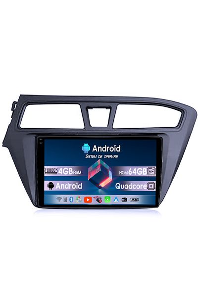 navi-it Navigatie dedicata Hyundai I20 2015-2017, 4GB RAM 64GB ROM, Quad Core, Display 9" QLED 1K, Carplay,