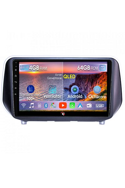 navi-it Navigatie dedicata Hyundai Santa Fe 2018+, 4GB RAM 64GB ROM, Octacore, Android 14, Display QLED 9",