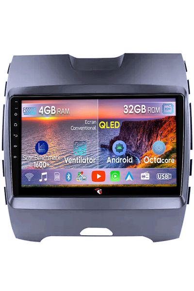 navi-it Navigatie dedicata Ford Edge 2015-2018, 4GB RAM 32GB ROM, Android 13, Display 9 " , Internet ,Aplica