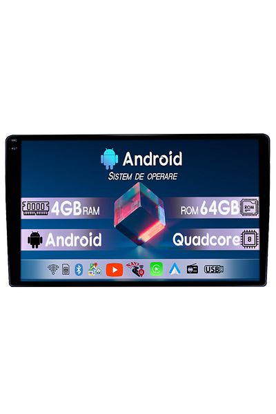 navi-it Navigatie dedicata Fiat Ducato 2006-2016 Low, 4GB RAM 64GB ROM, Quadcore, Android 14, Display QLED 1