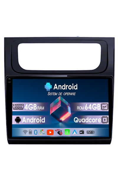 navi-it Navigatie dedicata Volkswagen Touran 2014, 4GB RAM 64GB ROM, Quad Cor...