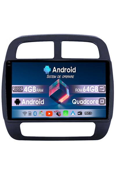 navi-it Navigatie dedicata Renault Spring 2021, 4GB RAM 64GB ROM, Quad Core, Display 10" QLED 1K, Carplay, A