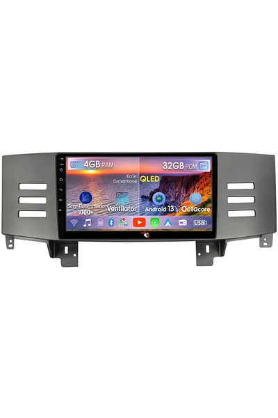 navi-it Dedicated navigation Toyota Mark 2004-2009, 4GB RAM 32GB ROM, Android 13, Display 9 ", Internet, Apps