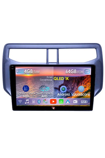 navi-it Navigatie dedicata Toyota Rush 2018-2019, 4GB RAM 64GB ROM, Octacore, Android 14, Display QLED 1K 9"