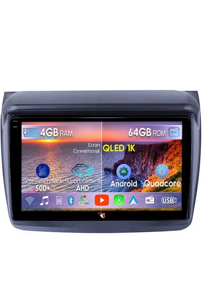 navi-it Navigatie dedicata Mitsubishi L200 2008-2016, 4GB RAM 64GB ROM, Octacore, Android 14, Display QLED 1