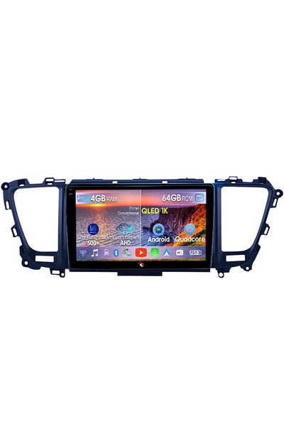 navi-it Navigatie dedicata KIA Carnival 2014-2020, 4GB RAM 64GB ROM, Octacore, Android 14, Display QLED 1K 9