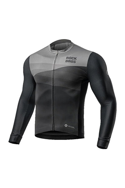 shumee Tricou ciclism cu mânecă lungă primăvară/vară mărimea L - Negru