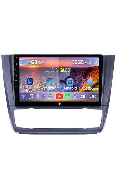 navi-it Navigatie dedicata BMW Seria1 E81/E87 2007-2013, 4 GB RAM 32 ROM, Android 13, Display QLED, 9", DSP,