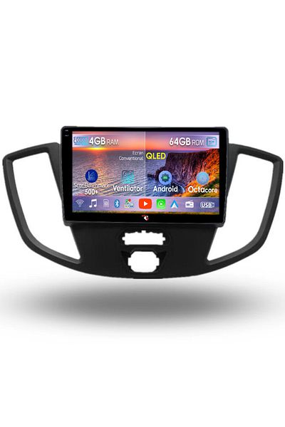 navi-it Navigatie dedicata Ford Transit 2012-2019, 4GB RAM 64GB ROM, Octacore, Android 14, Display QLED 1K 9