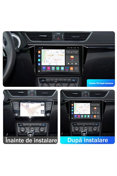 navi-it Navigatie dedicata Skoda Superb 3 2015-2019, 4GB RAM 64GB ROM, Quad Core, Display 10.1" QLED 1K, Car