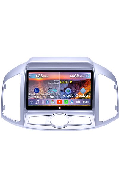 navi-it Dedicated navigation Chevrolet Captiva 2012-2017, 4GB RAM 64GB ROM, Octacore, Android 14, QLED Display