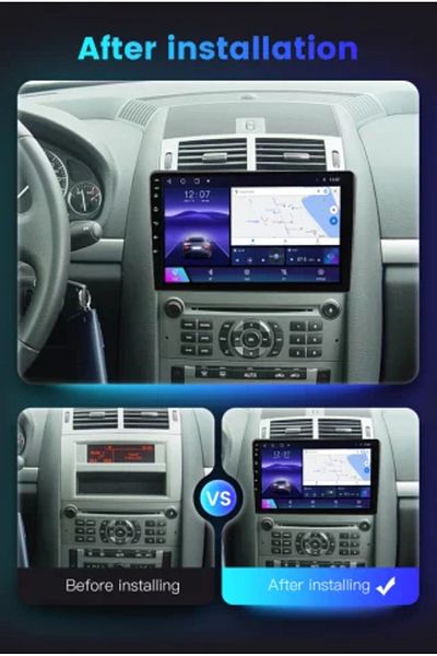 navi-it Navigatie dedicata Peugeot 407 2004-2008, 4GB RAM 64GB ROM, Quad Core, Display 9" QLED 1K, Carplay,