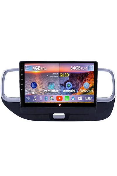 navi-it Navigatie dedicata Hyundai Venue 2019-2020, 4GB RAM 64GB ROM, Octacore, Android 14, Display QLED 9",