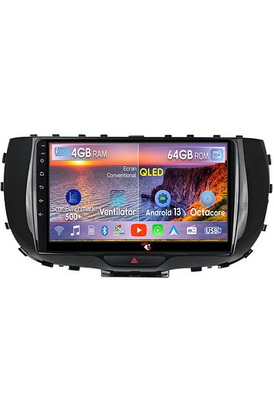 navi-it Navigatie dedicata Kia Soul 2019-2020, 4GB RAM 64GB ROM, Octacore, Android 13, Display QLED 9", DSP,