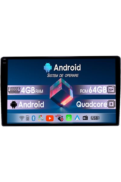 navi-it Navigatie dedicata Toyota Sienna 2004-2010, 4GB RAM 64GB ROM, Octacore, Display 9" QLED 1K, Carplay,