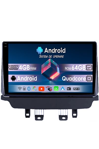 navi-it Navigatie dedicata Mazda 2 CX 3 2014-2019, 4GB RAM 64GB ROM, Quadcore, Android 14, Display QLED 1K,