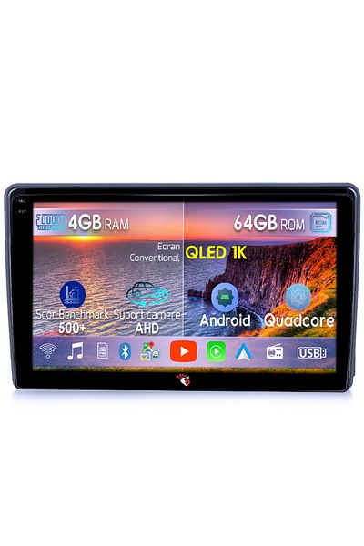 navi-it Navigatie dedicata Ford Transit 2002-2012, 4GB RAM 64GB ROM, Octacore, Android 14, Display QLED 1K 9