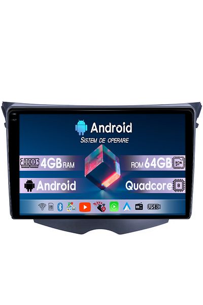 navi-it Navigatie dedicata Hyundai Veloster FS 2011-2017, 4GB RAM 64GB ROM, Quad Core, Display 9" QLED 1K, C