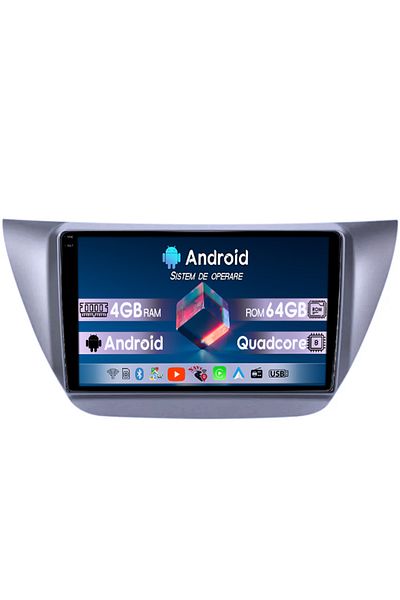 navi-it Navigatie dedicata Mitsubishi Lancer IX 2006-2010, 4GB RAM 64GB ROM, Octacore, Display 9" QLED 1K, C