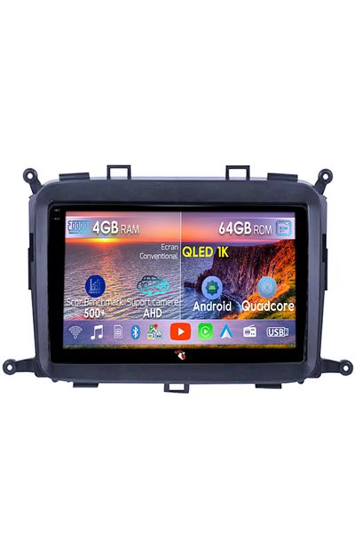 navi-it Navigatie dedicata KIA Carens 2013-2018, 4GB RAM 64GB ROM, Octacore, Android 14, Display QLED 1K 9",