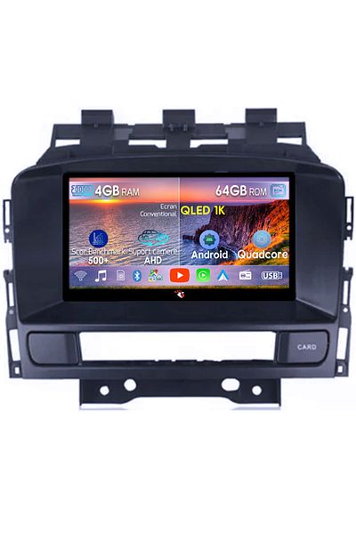 navi-it Navigatie dedicata Opel Astra J, 4GB RAM 64GB ROM, Octacore, Android 14, Display QLED 1K 9", Carplay