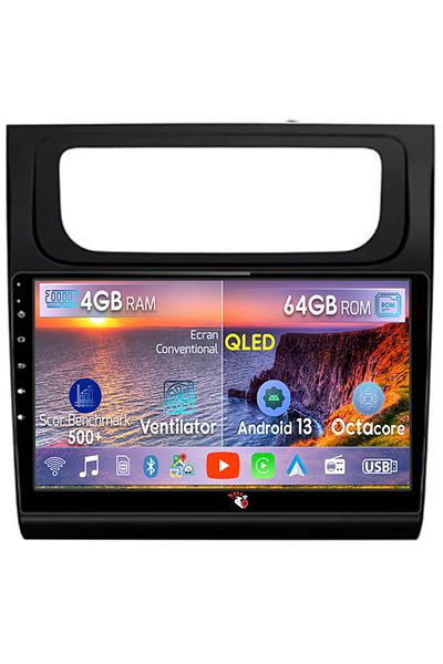 navi-it Navigatie dedicata Volkswagen Touran 2011-2015, 4GB RAM 64GB ROM, Octacore, Android 14, Display QLED