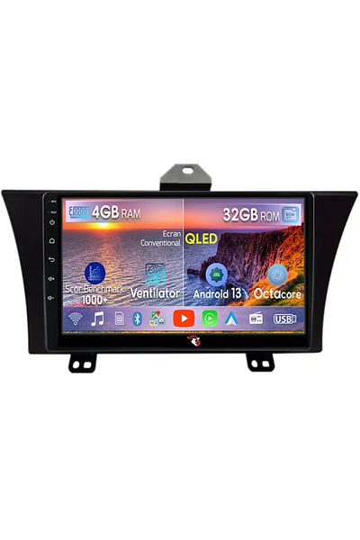 navi-it Dedicated navigation for Honda Elysion 2012-2015, 4 GB RAM 32GB ROM, Android 13, QLED display, 9", DSP, Ca