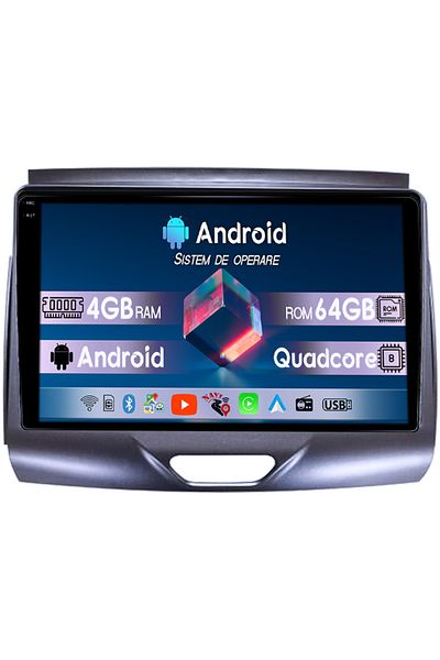 navi-it Navigatie dedicata Ford Ranger 2015-2020, 4GB RAM 64GB ROM, Octacore, Android 14, Display QLED 1K 9"