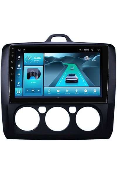 navi-it Dedicated navigation Focus 2004-2011 Manual Climate, Black, 4GB RAM 32GB ROM, Octacore, Android 14, Di
