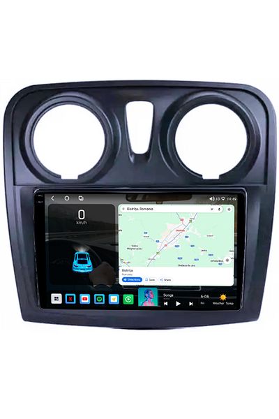 navi-it Navigatie dedicata Renault Sandero 2017+, 4GB RAM 64GB ROM, Octacore, Android 14, Display QLED 1K 9"