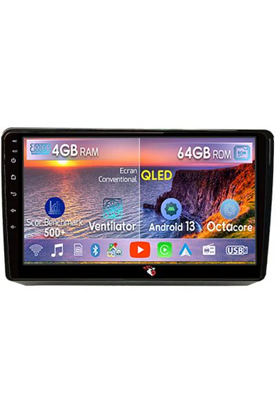 navi-it Dedicated navigation for Fiat Viaggio/Ottimo, 4GB RAM 64GB ROM, Octacore, Android 13, 9" QLED display, DSP