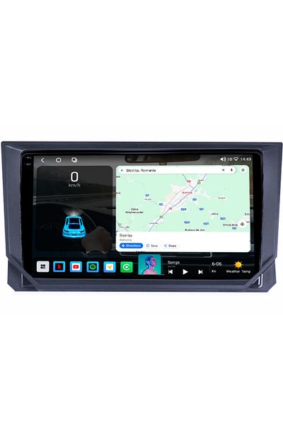 navi-it Navigatie dedicata Seat Ibiza 2017-2022, 4GB RAM 64GB ROM, Octacore, Android 14, Display QLED 1K 9",