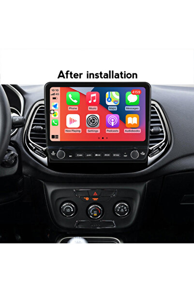 navi-it Navigatie dedicata Compass 2016-2018 cu butoane rotative model 2024, 4 GB RAM 64 ROM, Quadcore, Andr