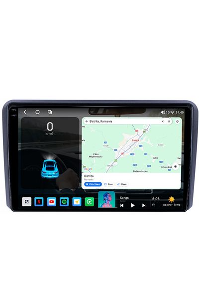 navi-it Navigatie dedicata Audi A3, 4GB RAM 64GB ROM, Octacore, Android 14, Display QLED 1K 9", Carplay&Andr