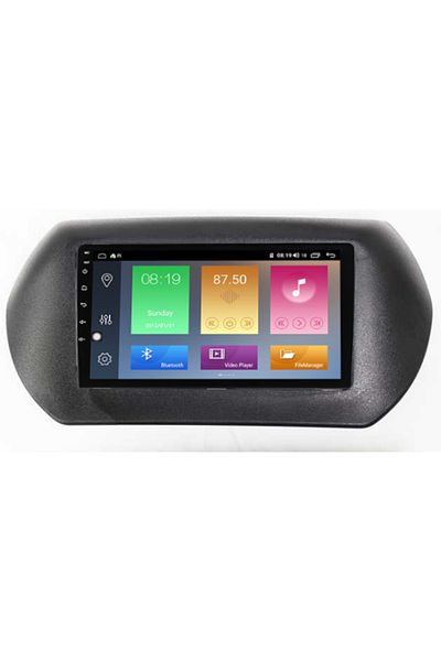 navi-it Dedicated navigation for Fiat Fiorino 2008/Citroen Nemo/Peugeot Bipper, 4GB RAM 64GB ROM, Octacore, Android