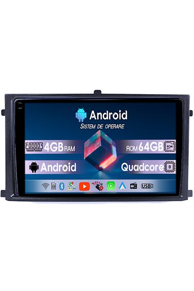 navi-it Navigatie dedicata Rexton 2020+&XLV 2015+, 4GB RAM 64GB ROM, Octacore, Android 14, Display QLED 1K,