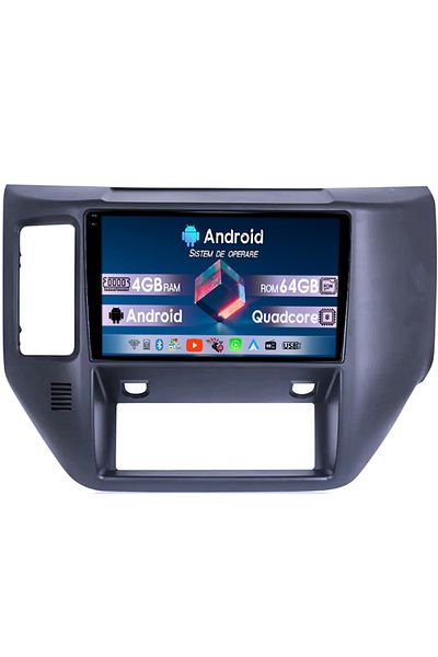 navi-it Navigatie dedicata Nissan Patrol Y61 1997-2005, Gray, 4GB RAM 64GB ROM, Octacore, Android 14, Displa