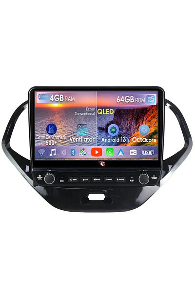 navi-it Dedicated navigation Figo 2015-2018 with rotary buttons model 2024, 4 GB RAM 64 ROM, Quadcore, Android