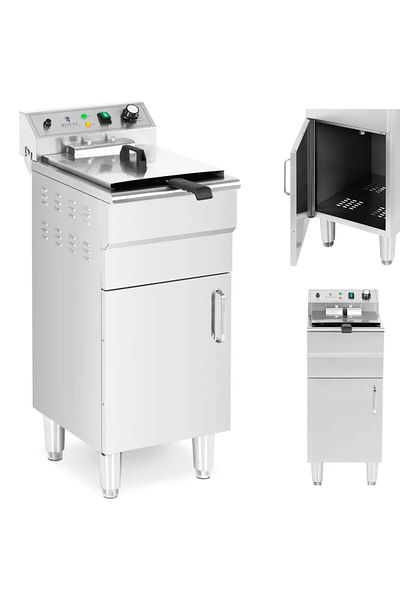 Royal Catering Friteuză electrică independentă cu dulap 400 V 5000 W 13 l