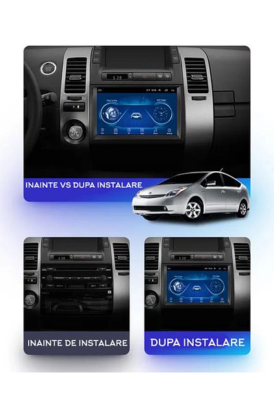 navi-it Navigatie dedicata Toyota Prius 20 2003-2009, 4GB RAM 64GB ROM, Octacore, Display 9" QLED 1K, Carpla