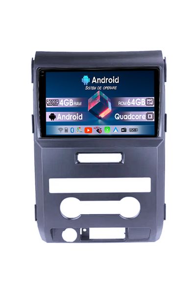 navi-it Navigatie dedicata Ford F150 2008-2014, 4GB RAM 64GB ROM, Quadcore, Android 14, Display QLED 1K 9",