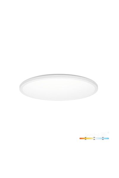 Kobi LED ceiling light Nivera round 12W, 1200lm, IP54, warm/neutral/cold light, white,