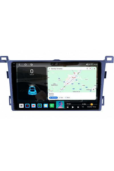 navi-it Dedicated navigation for Toyota RAV4 2013-2018, 4GB RAM 64GB ROM, Octacore, Android 14, Display QLED 1K 9"