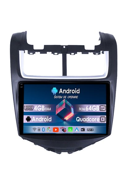 navi-it Dedicated navigation for Chevrolet Aveo 2014-2017, 4GB RAM 64GB ROM, Octacore, Android 14, QLED 1K display