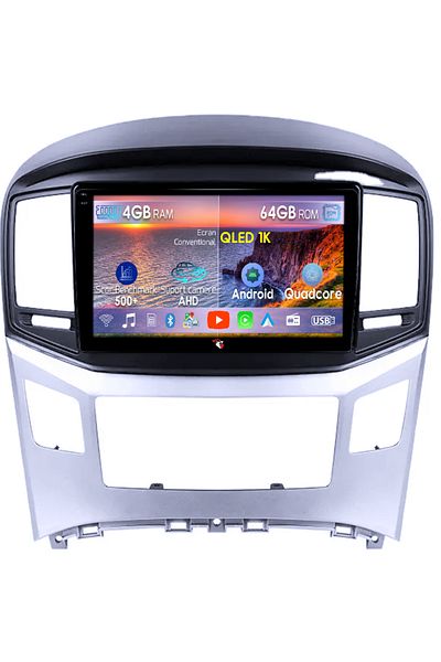 navi-it Navigatie dedicata Hyundai H1 2017-2018, 4GB RAM 64GB ROM, Octacore, Android 14, Display QLED 1K 9",