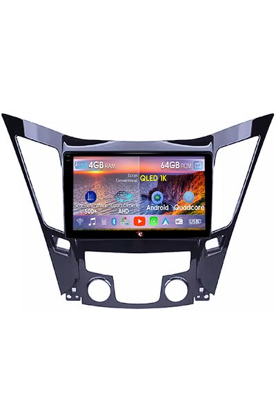 navi-it Dedicated navigation Hyundai Sonata 2009-2014, 4GB RAM 64GB ROM, Octacore, Android 14, Display QLED 1K