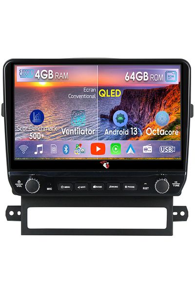 navi-it Dedicated navigation Captiva 2008-2012 with rotary buttons model 2024, 4 GB RAM 64 ROM, Quadcore, Andr