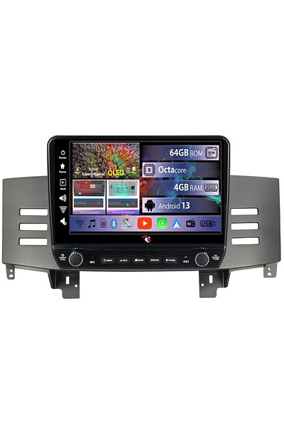navi-it Dedicated navigation Mark 2004-2009 with rotary buttons model 2024, 4GB RAM 64GB ROM, Quadcore, Android