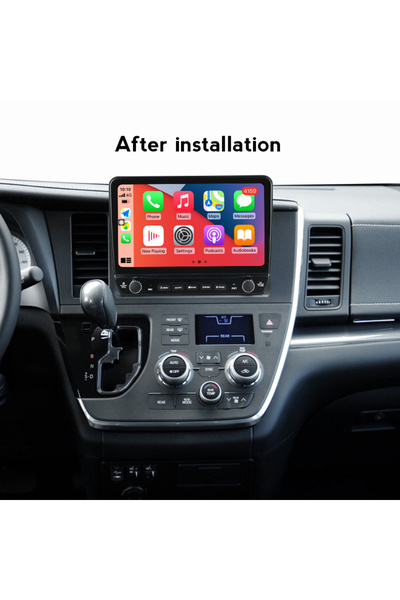 navi-it Navigatie dedicata Sienna 2016-2018 cu butoane rotative model 2024, 4 GB RAM 64 ROM, Quadcore, Andro