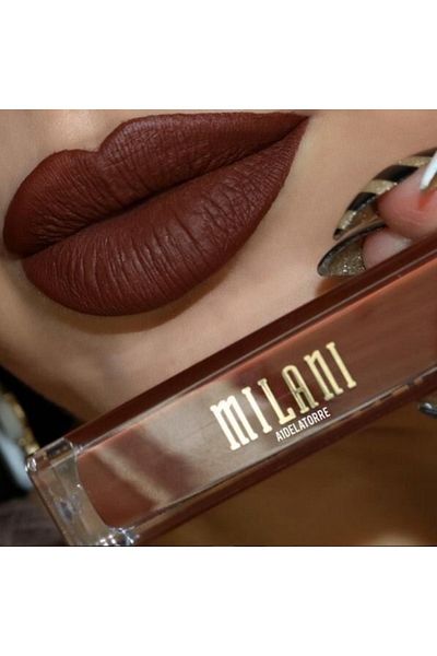 MILANI Amore Matte Lip Crème Emotion 32 - Long-Lasting Full Coverage Matte Liquid Lipstick 6g